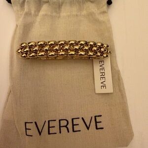 NWT Evereve Gramercy Watch Bracelet Gold